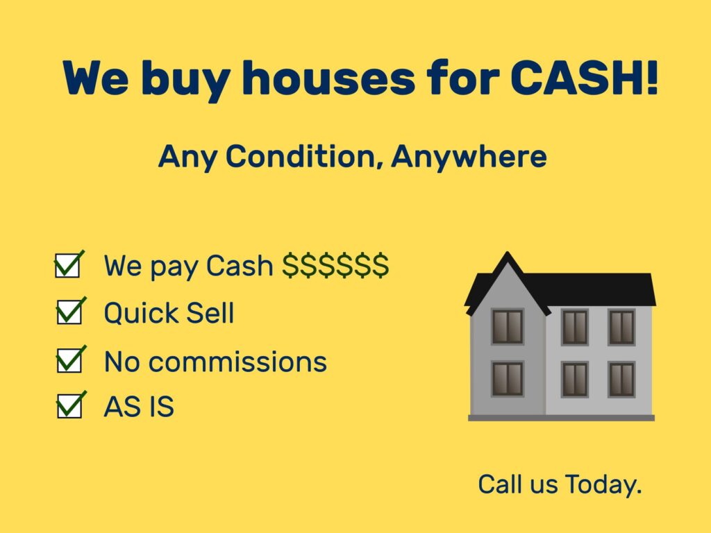 we buy houses for cash